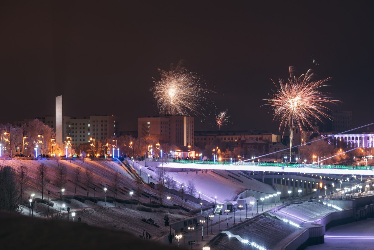 Тюмень новый год фото